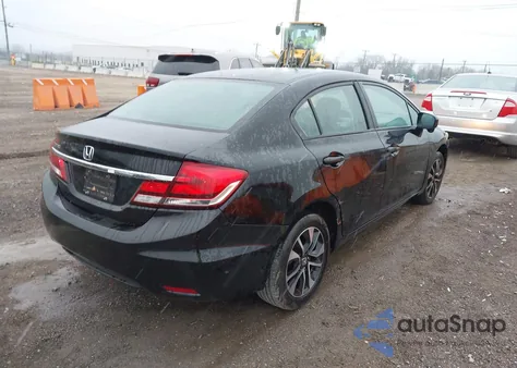 2015 Honda Civic Ex from USA, damaged, VIN 19XFB2F87FE238537